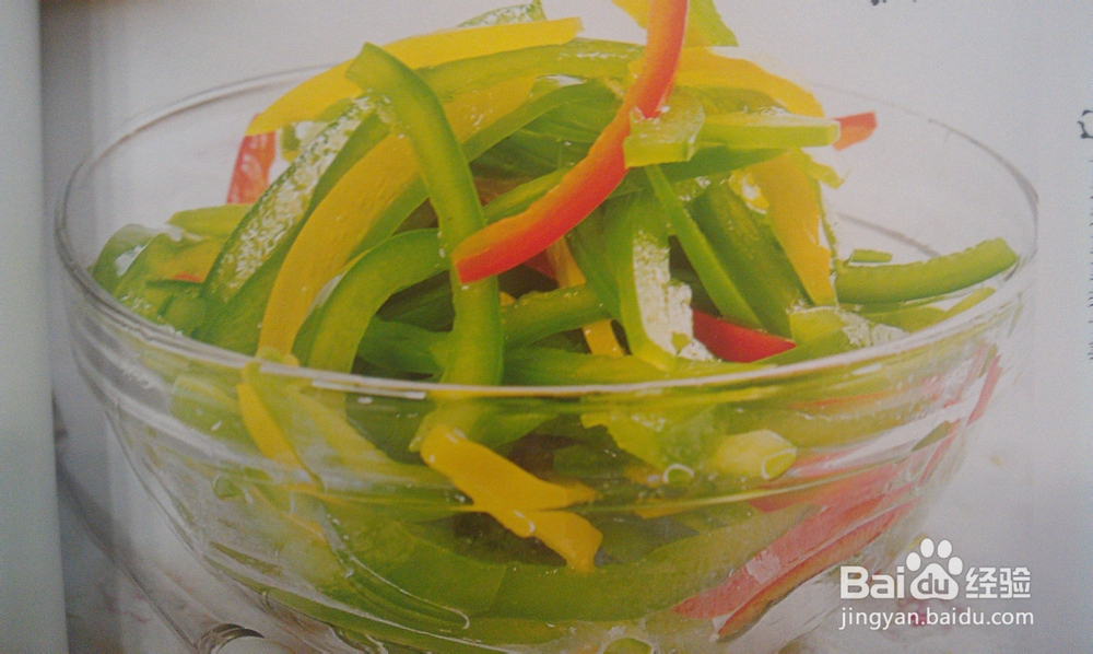 凉拌青红辣椒的简易做法
