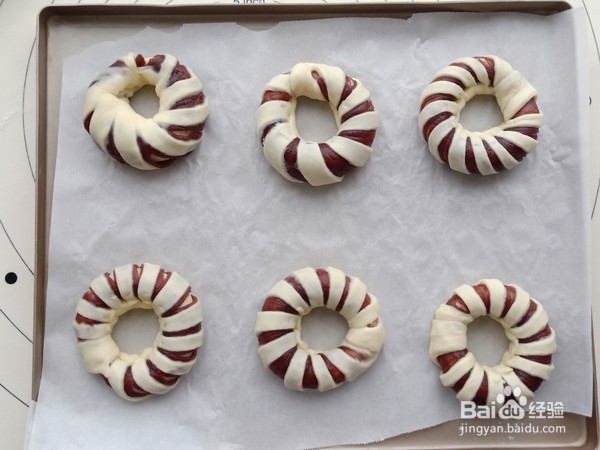 怎么做豆沙面包圈