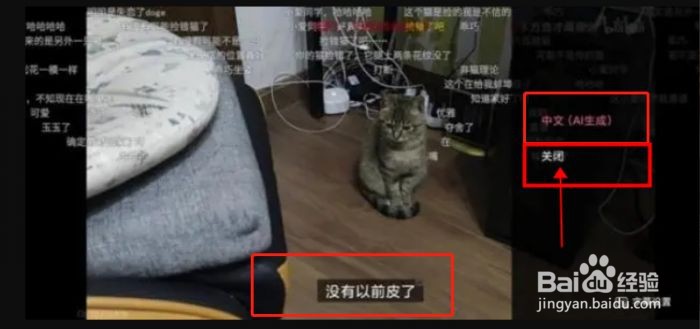 哔哩哔哩b站智能字幕到哪关闭