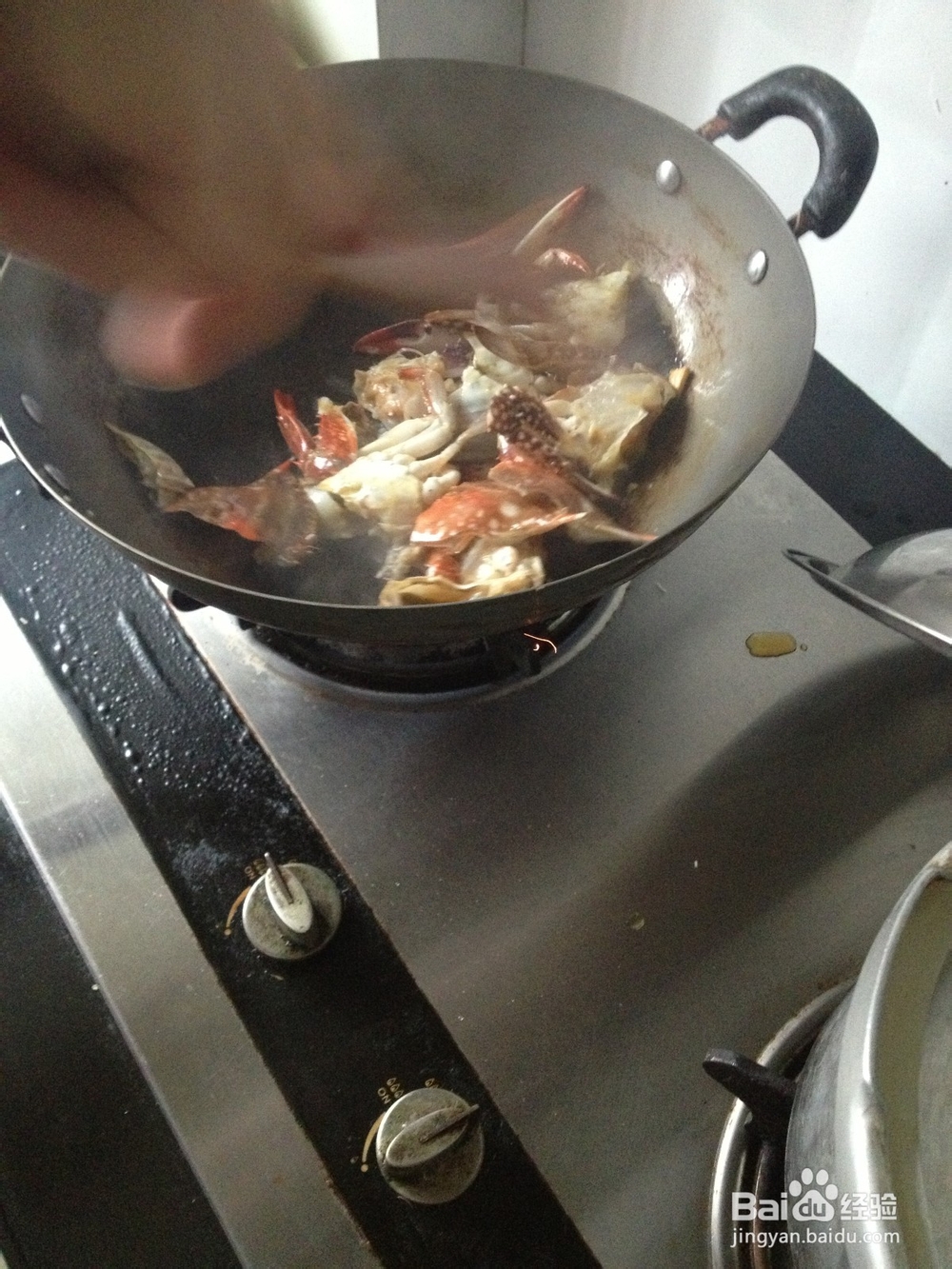 生姜红烧螃蟹的做法