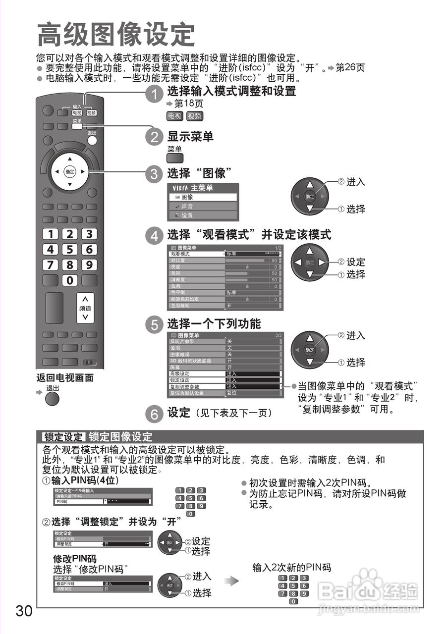 松下TH-P42S25C等离子彩电使用说明书:[3]
