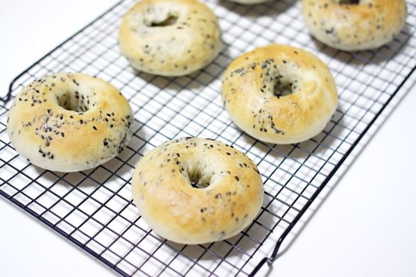 #2018年我学会的一道菜#低卡芝麻贝果