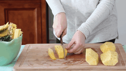 菠萝怎么切?怎么吃?