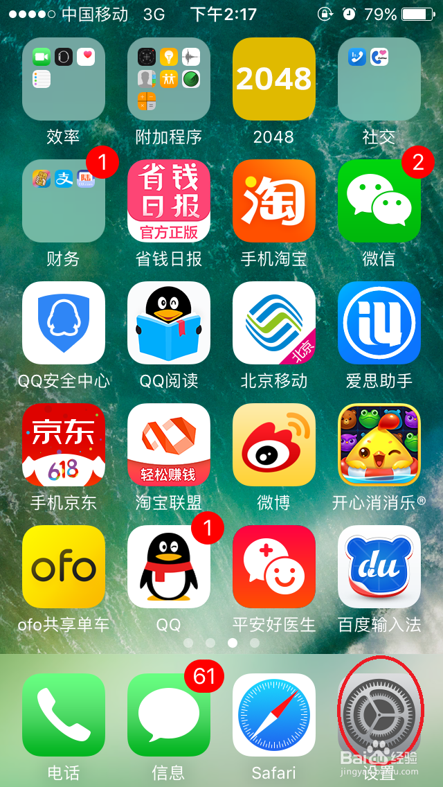 苹果iphone手机开启蜂窝数据后不显示4G怎么办