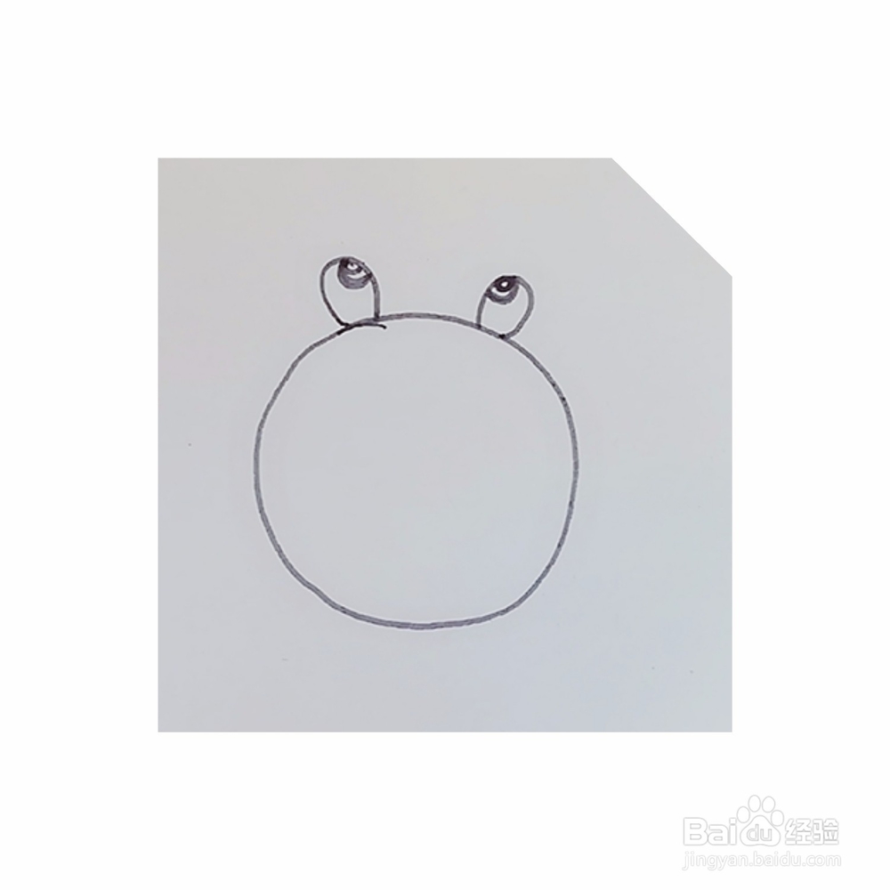 怎么画简单的小螃蟹