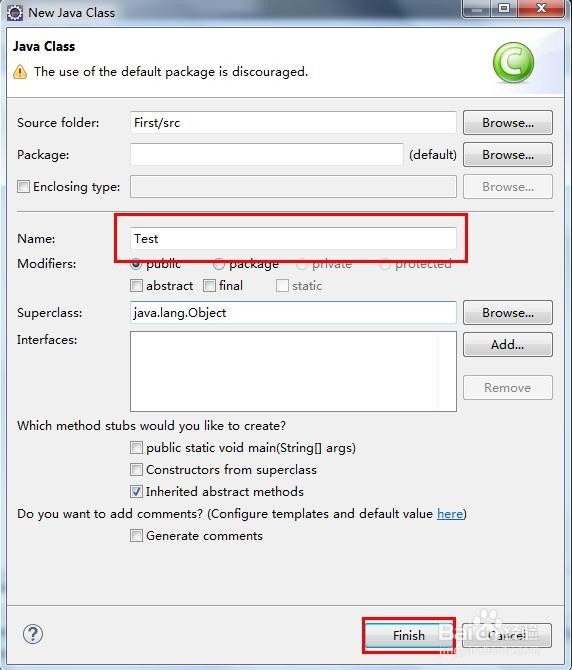 Eclipse创建Java工程
