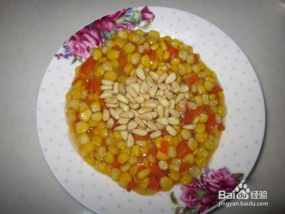 如何制作蜂蜜松仁玉米