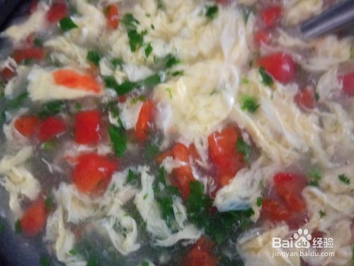 西红柿鸡蛋汤的营养做法