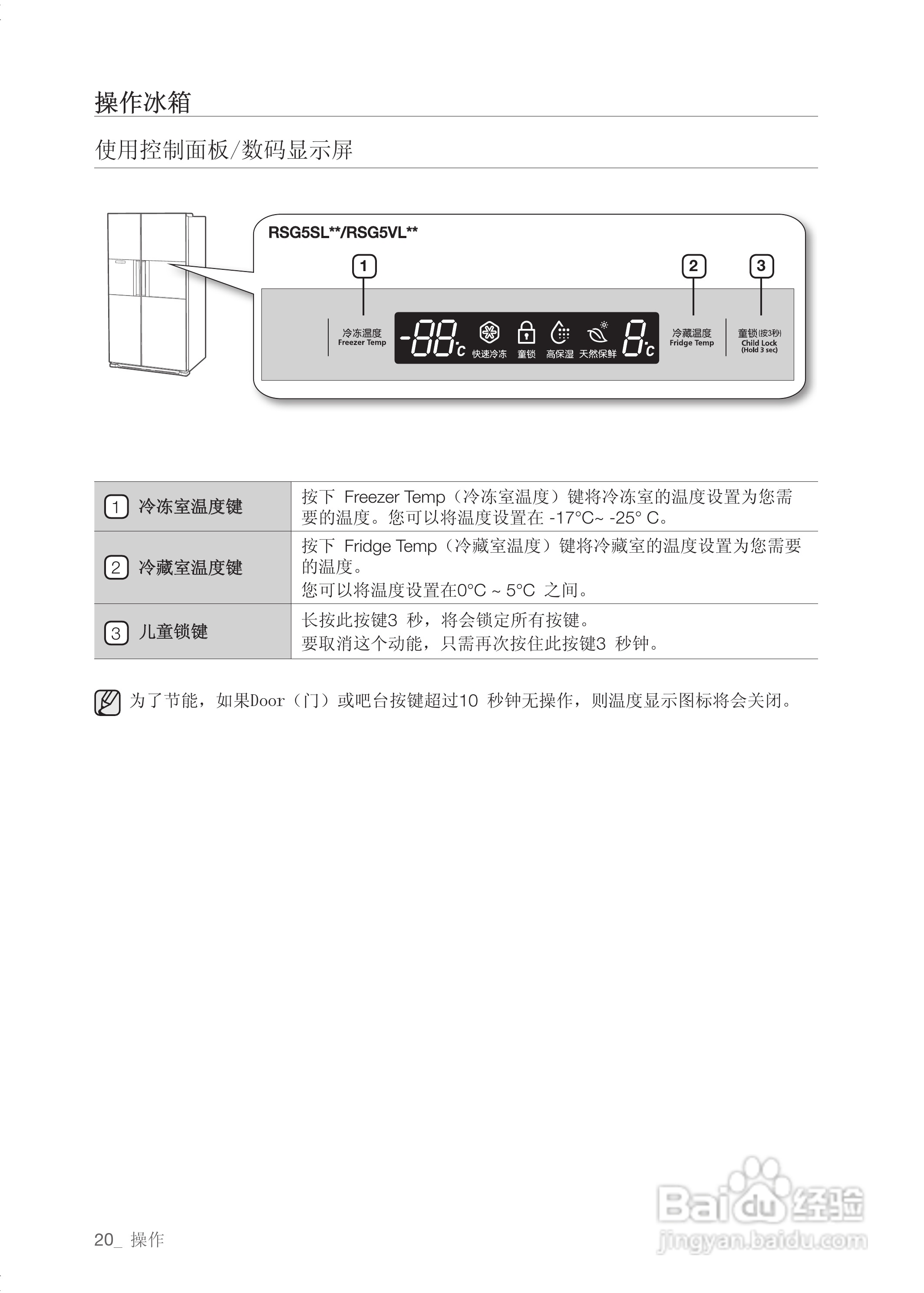 三星RSG5SLWJ电冰箱使用说明书:[2]