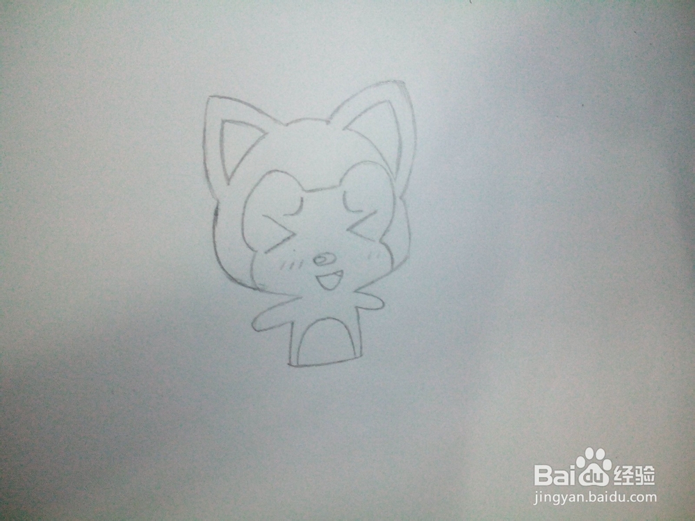 如何画 呆萌阿狸