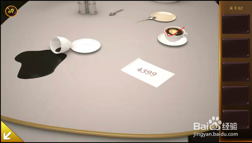 密室逃脱4之可怕的影院全攻略之第2关