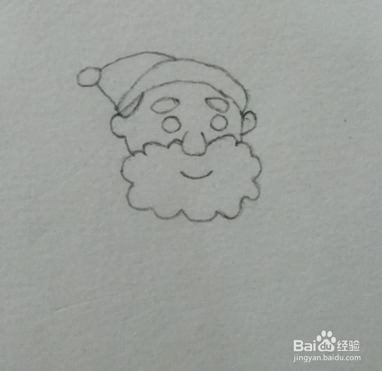 圣诞老人的简单画法 用简笔画怎么画圣诞老人