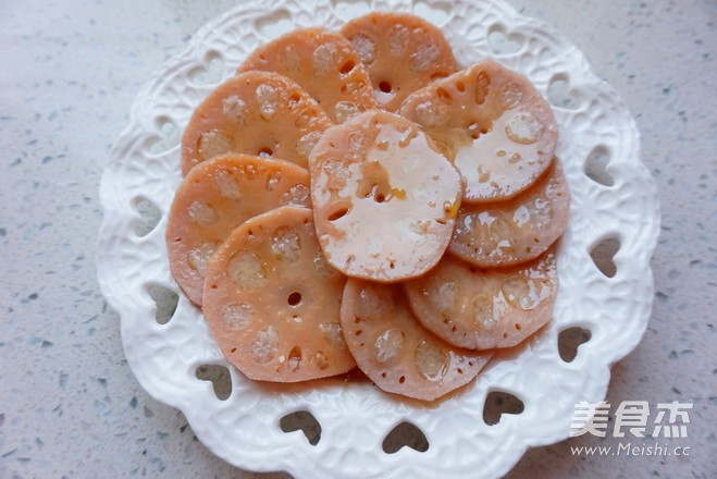 焦糖糯米藕的做法