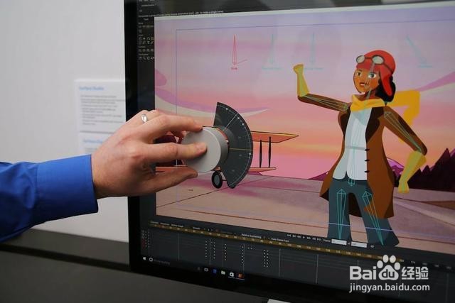 微软Surface Studio一体机真机实拍 占领办公室