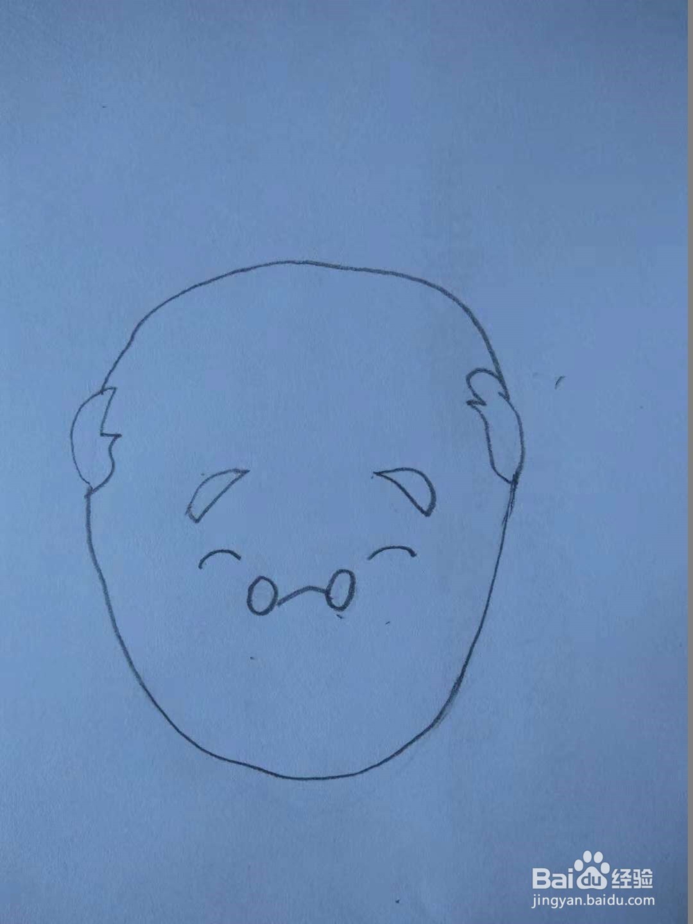 人物简笔画之爷爷