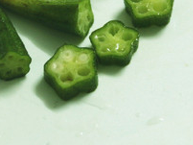 好吃的秋葵蒸水蛋