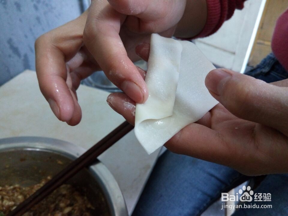 馄饨怎么包才好看又好吃