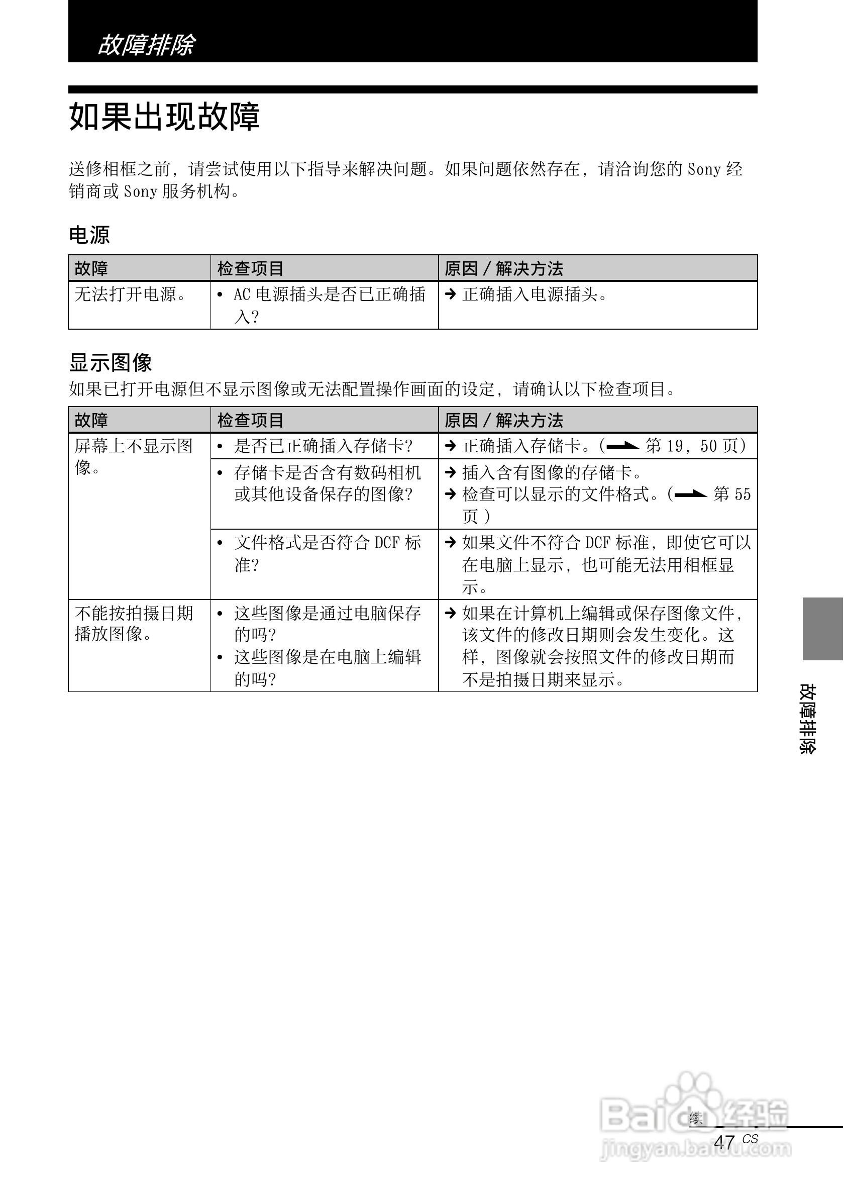 索尼DPF-A72N数码相框使用说明书:[5]