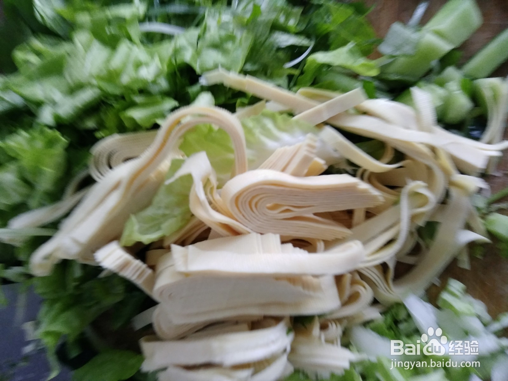 小米燕麦白菜千张炒饭