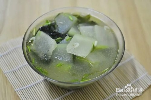 冬瓜西瓜皮海带汤