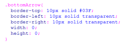 纯css实现箭头