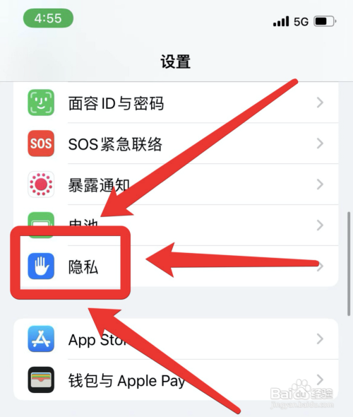 苹果手机开启定位在哪