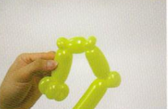 魔法气球造型系列之卡通气球狮子(下)