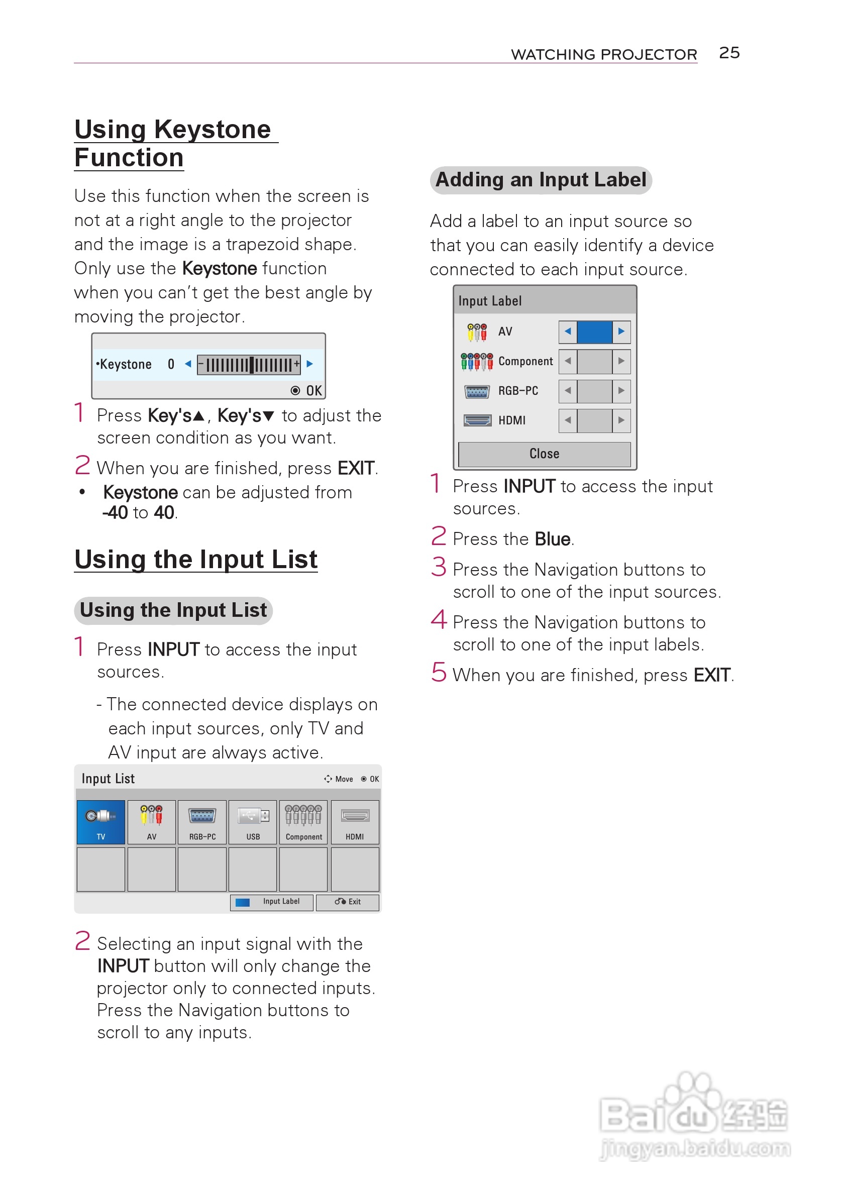LG HW300T投影机使用说明书:[3]