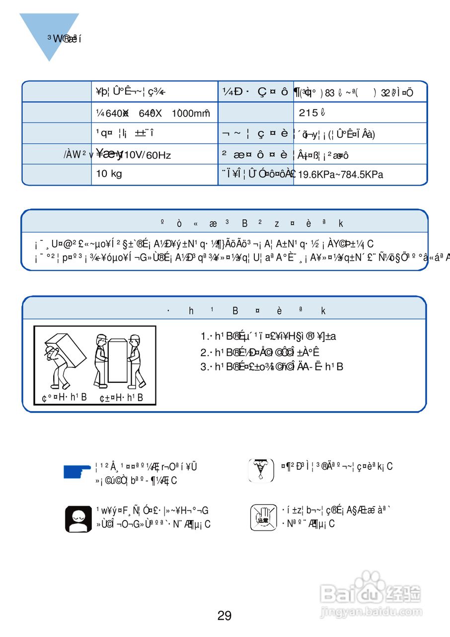 三洋SW-1088AF洗衣机使用说明书:[3]