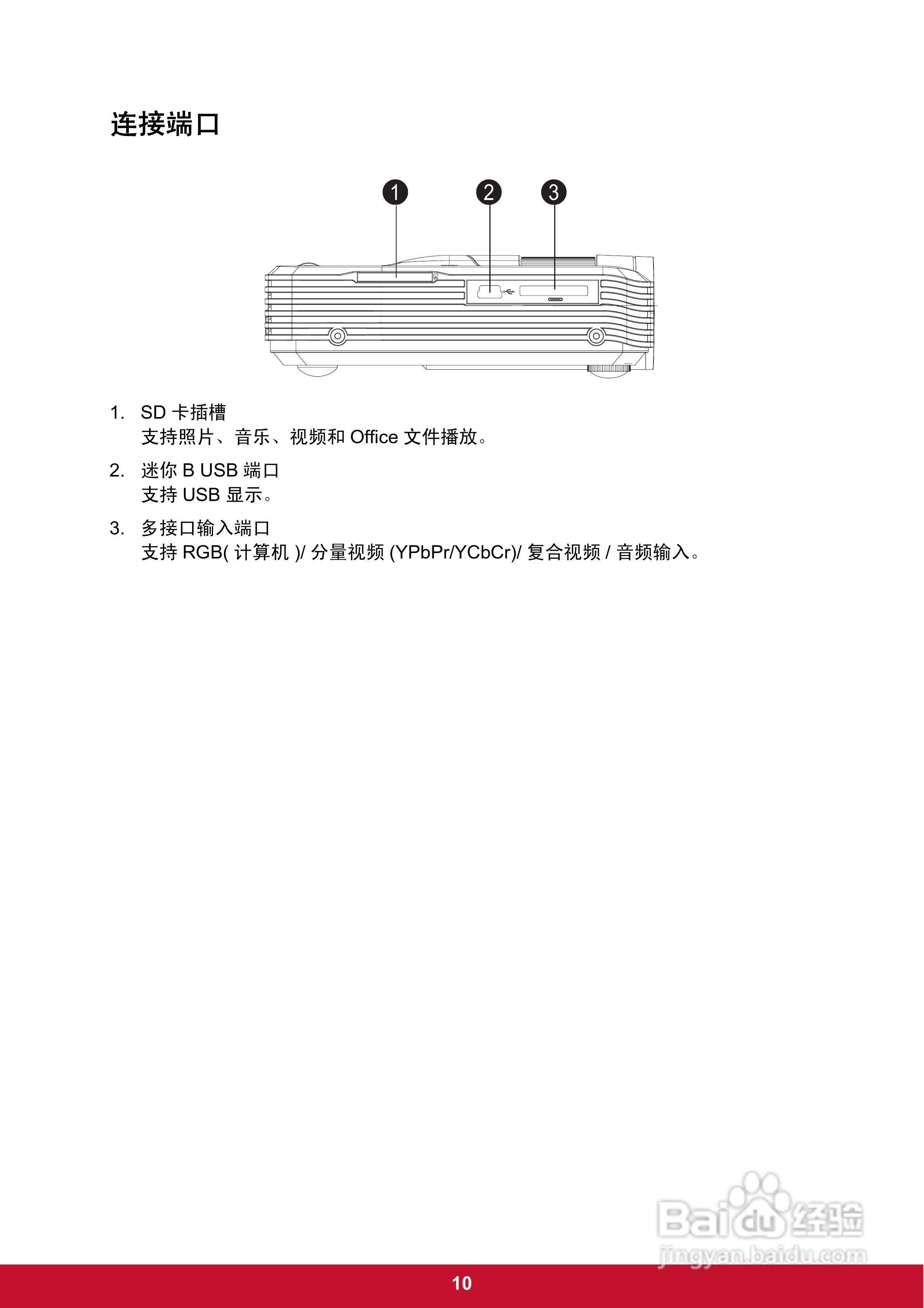 优派PLED-W200投影机使用说明书:[2]