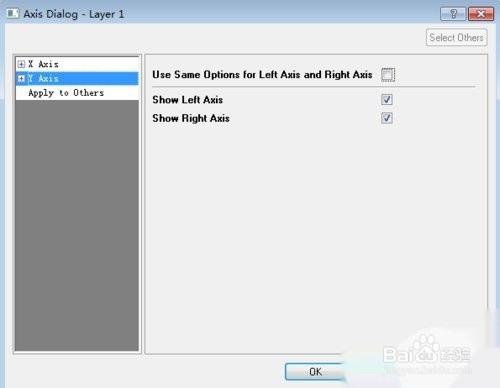 如何在origin右侧加入坐标轴