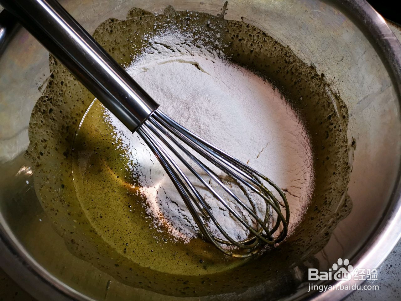 抹茶戚风的做法