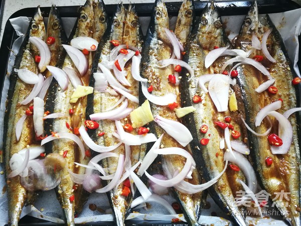 沙嗲酱烤秋刀鱼