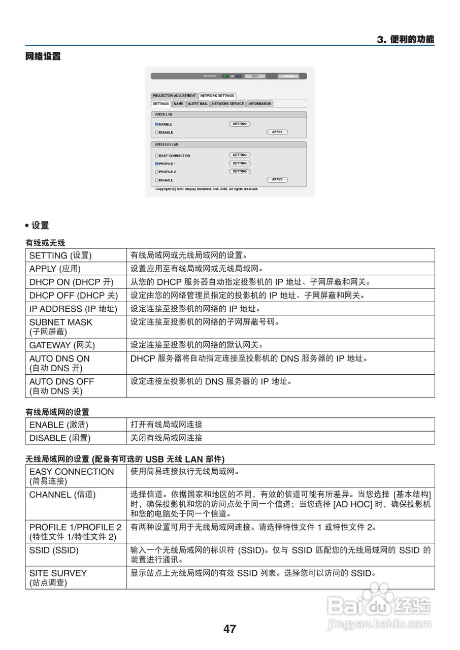 NEC NP-M260XS+投影机使用说明书:[6]