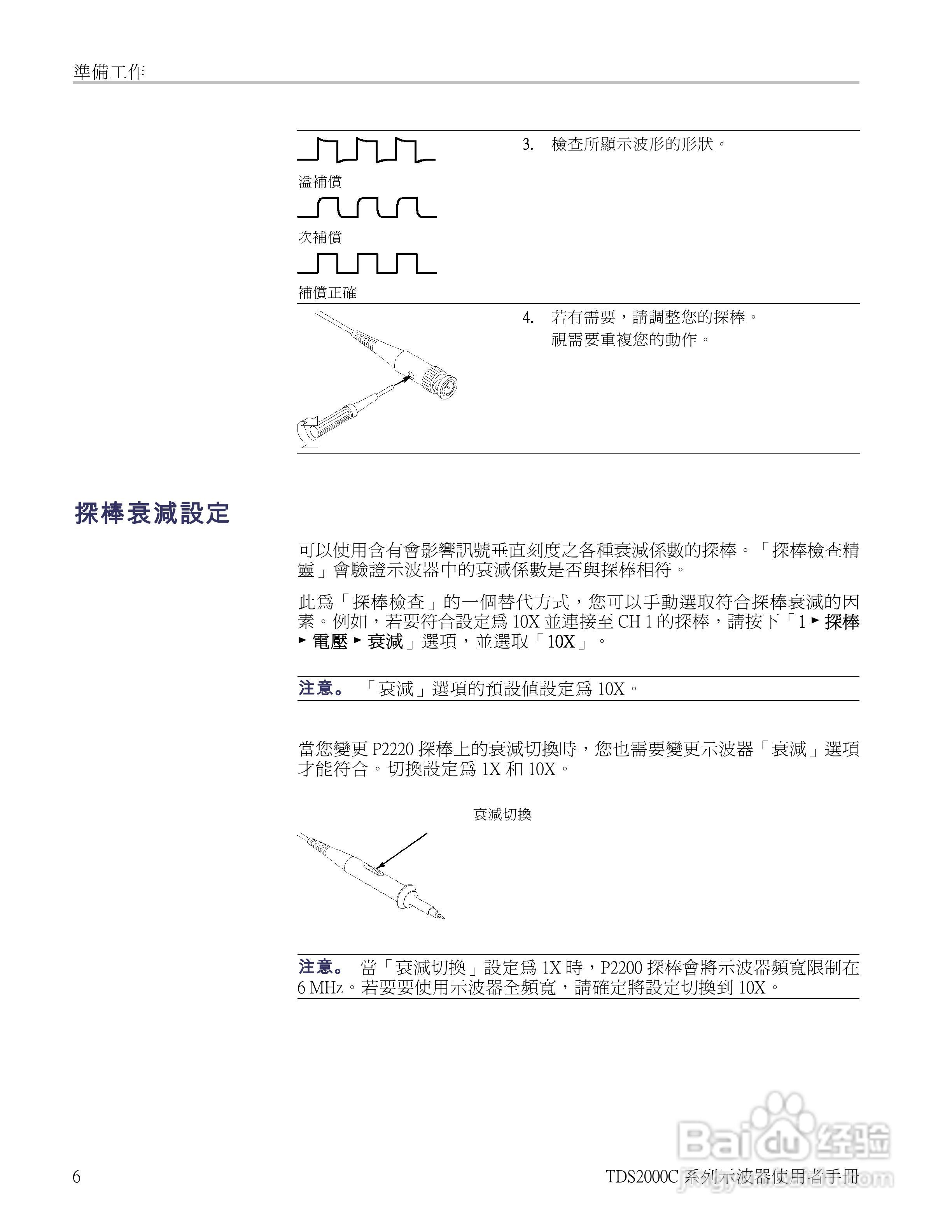 Tektronix TDS2000C系列数位储存示波器说明书:[3]