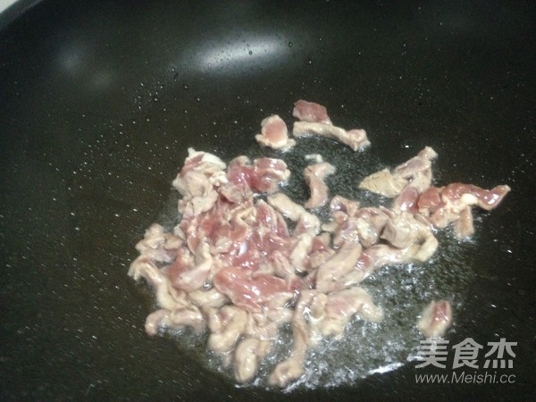 空心菜梗炒肉