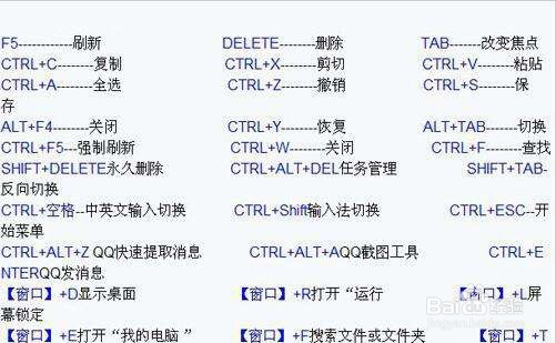 常用的电脑快捷键有哪些？