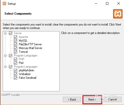本地电脑 Win10系统 XAMPP安装