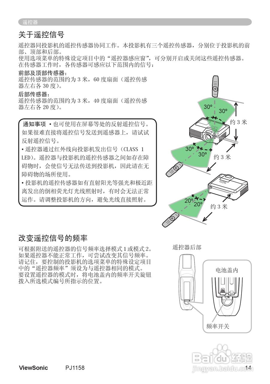 优派PJ1158投影机使用说明书:[2]