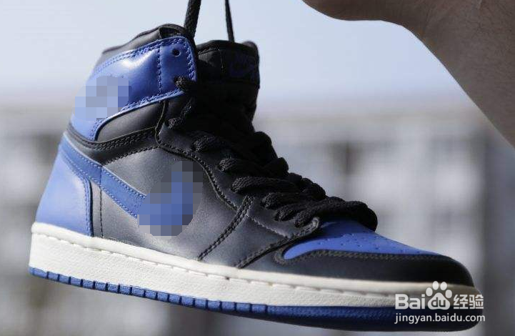 aj1黑蓝怎么辨别真假