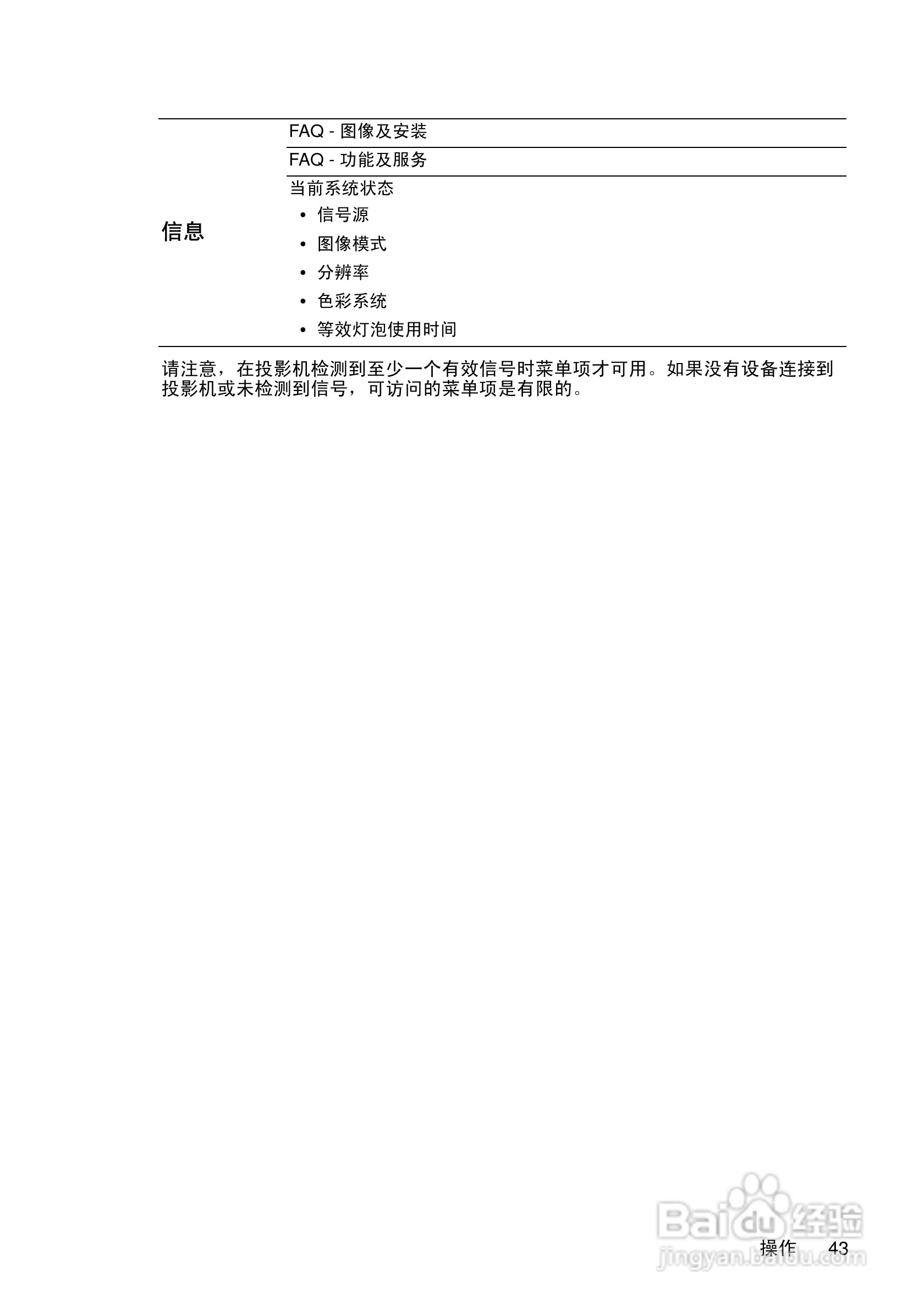 明基MP622c投影仪使用说明书:[5]