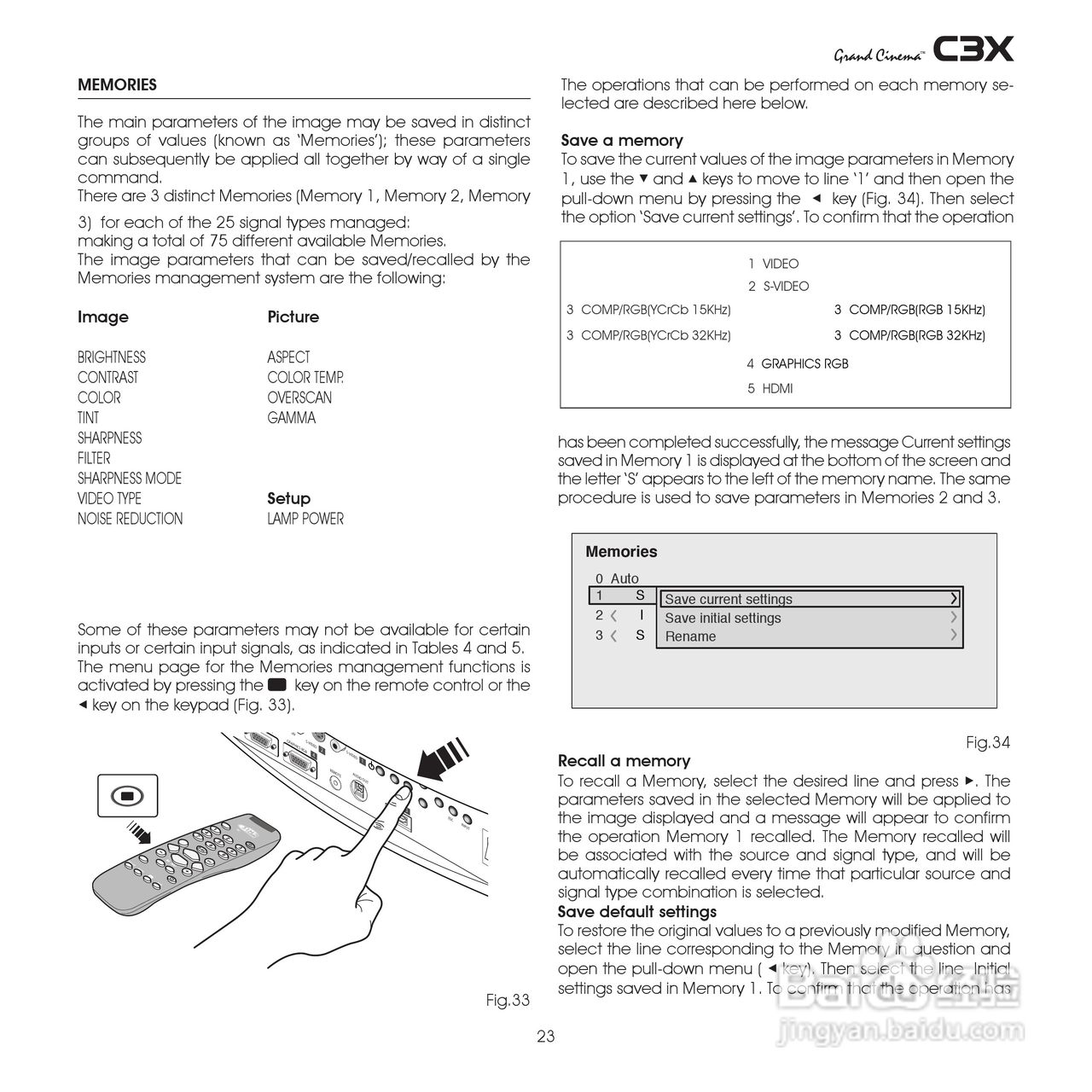 SIM2 C3X 投影机说明书:[3]