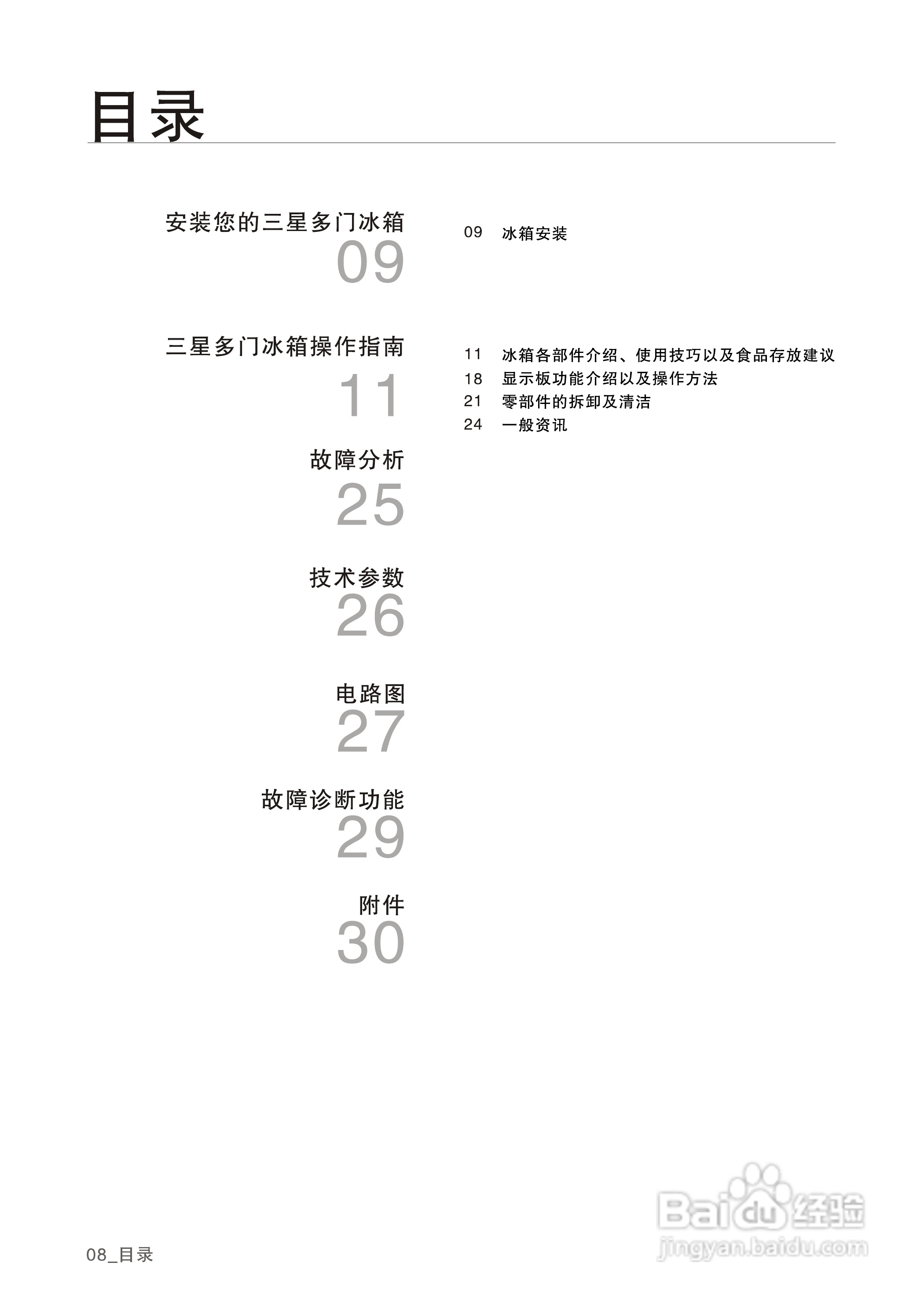 三星BCD-400DNTS电冰箱使用说明书:[1]