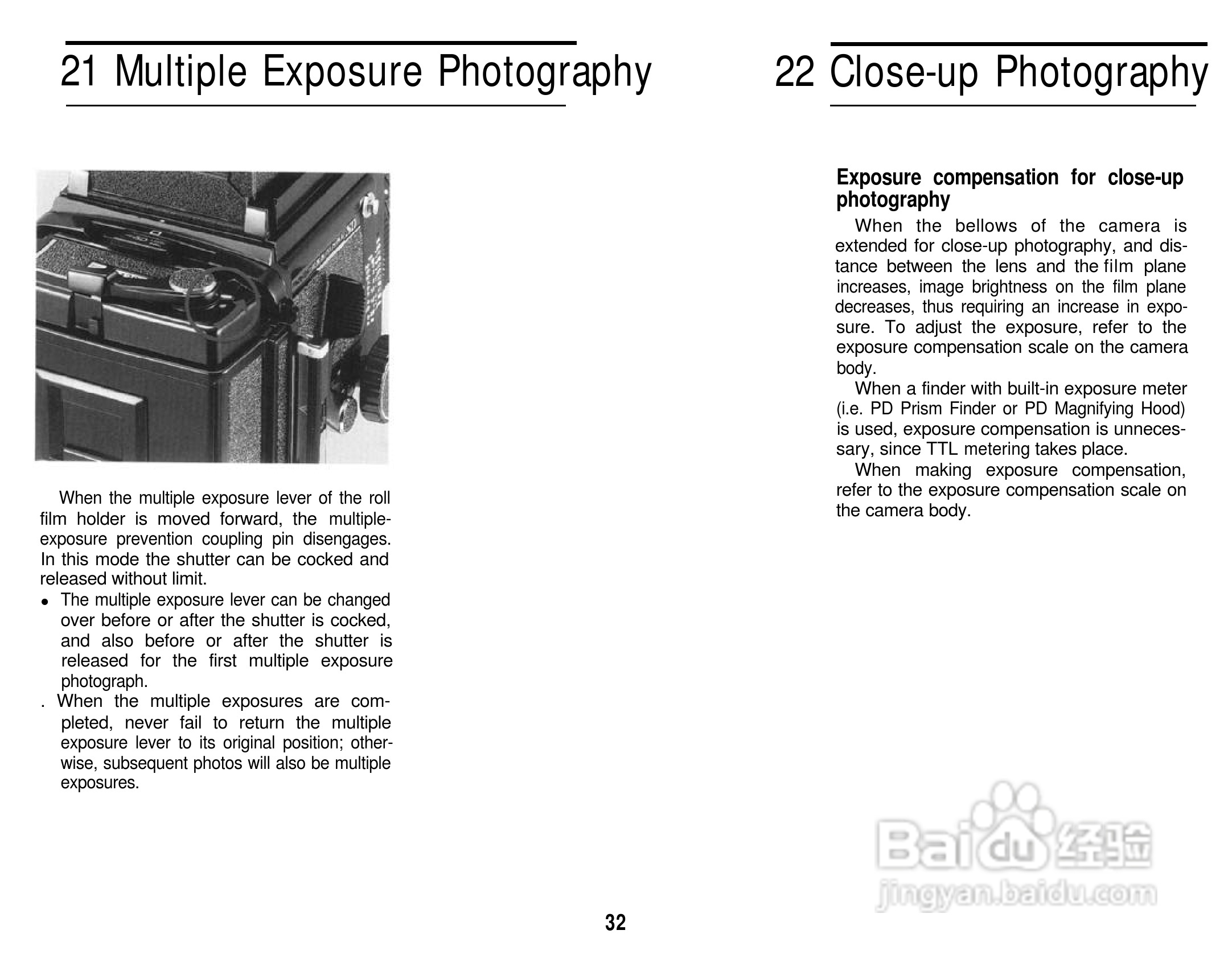 Mamiya RB67 Pro SD数码相机说明书:[4]