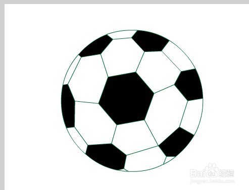 flash如何绘制一个足球