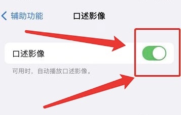 怎么自动播放iphone口述影像