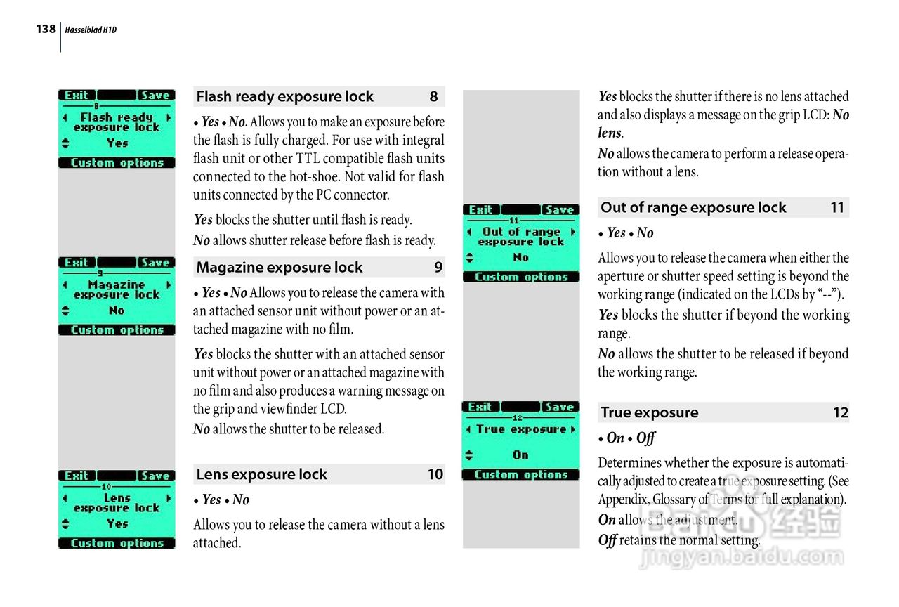 哈苏 H1D数码相机说明书:[14]
