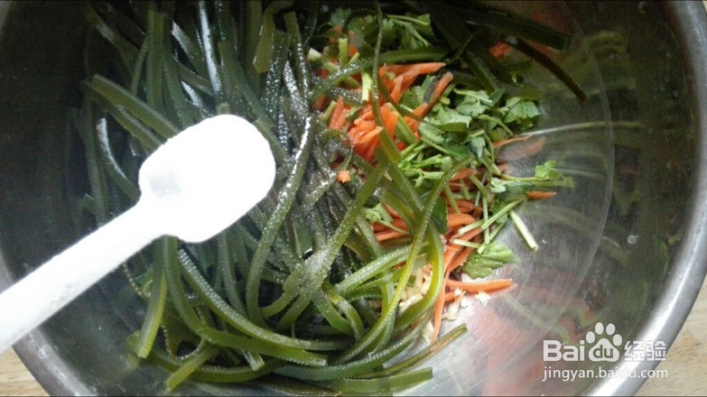凉拌麻辣海带丝的制作方法