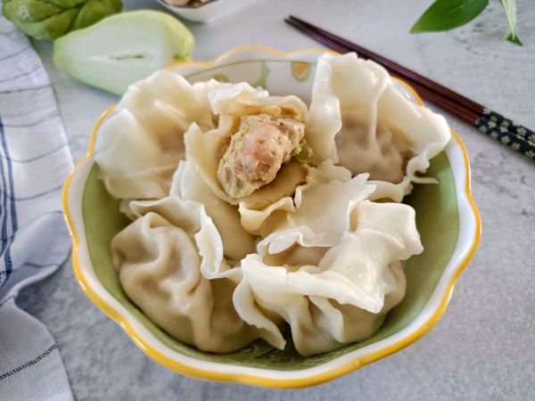 佛手瓜虾肉水饺