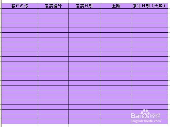 巧用excle进行账龄分析